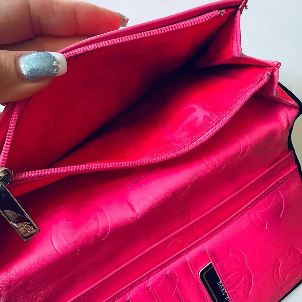 Chanel Calfskin Cambon Continental Bifold Wallet
